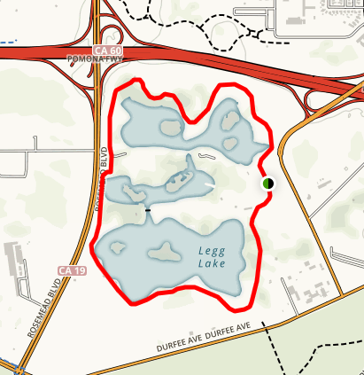 alltrails Legg Lake Loop Trail 地图