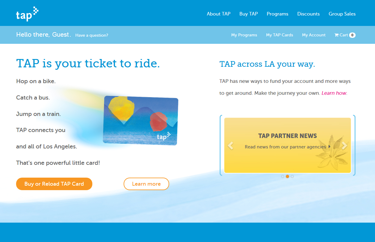 Load tap card sep 2