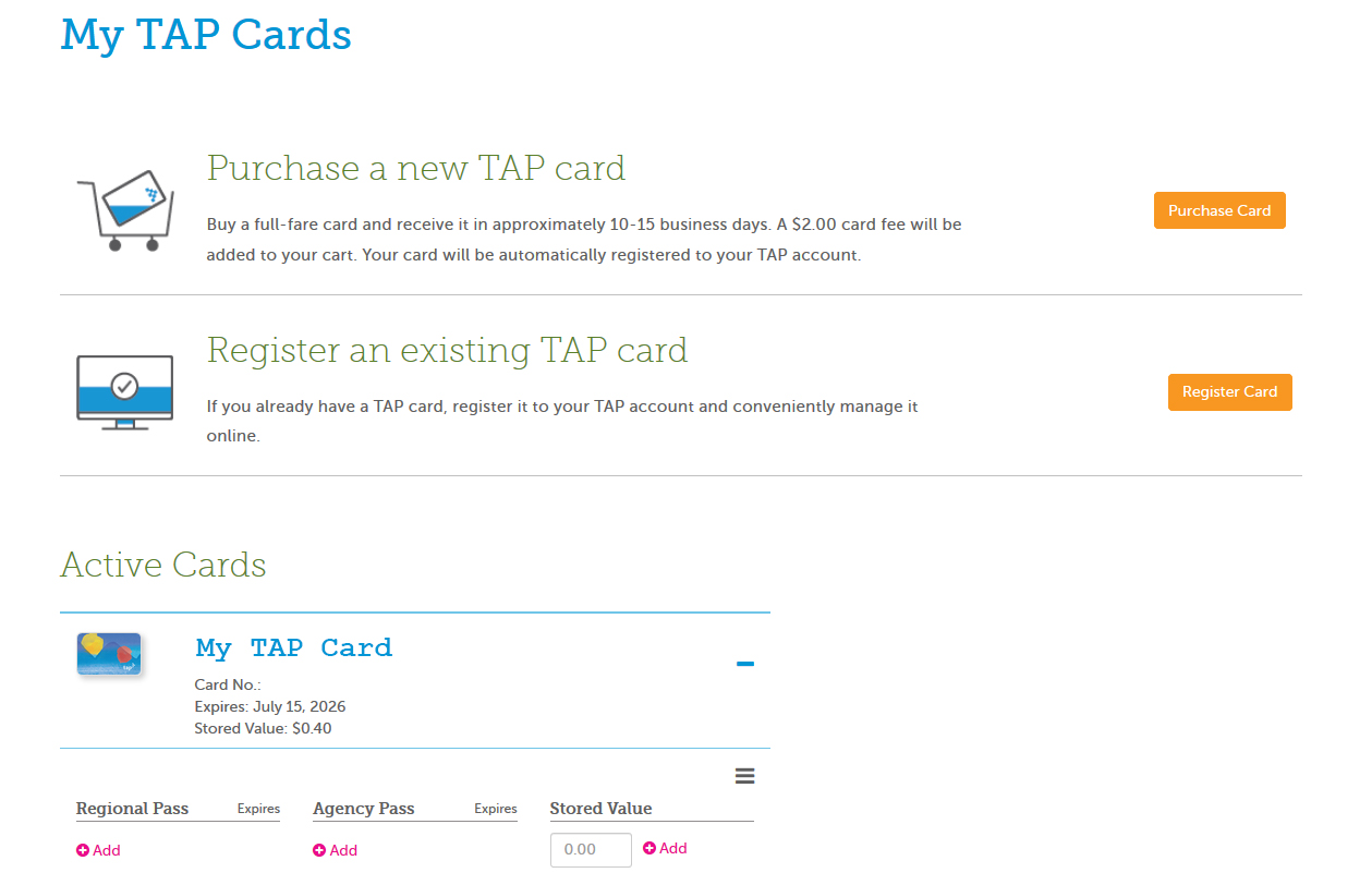 Mag-load ng tap card sep 3