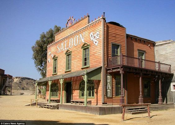 Outside of a Saloon