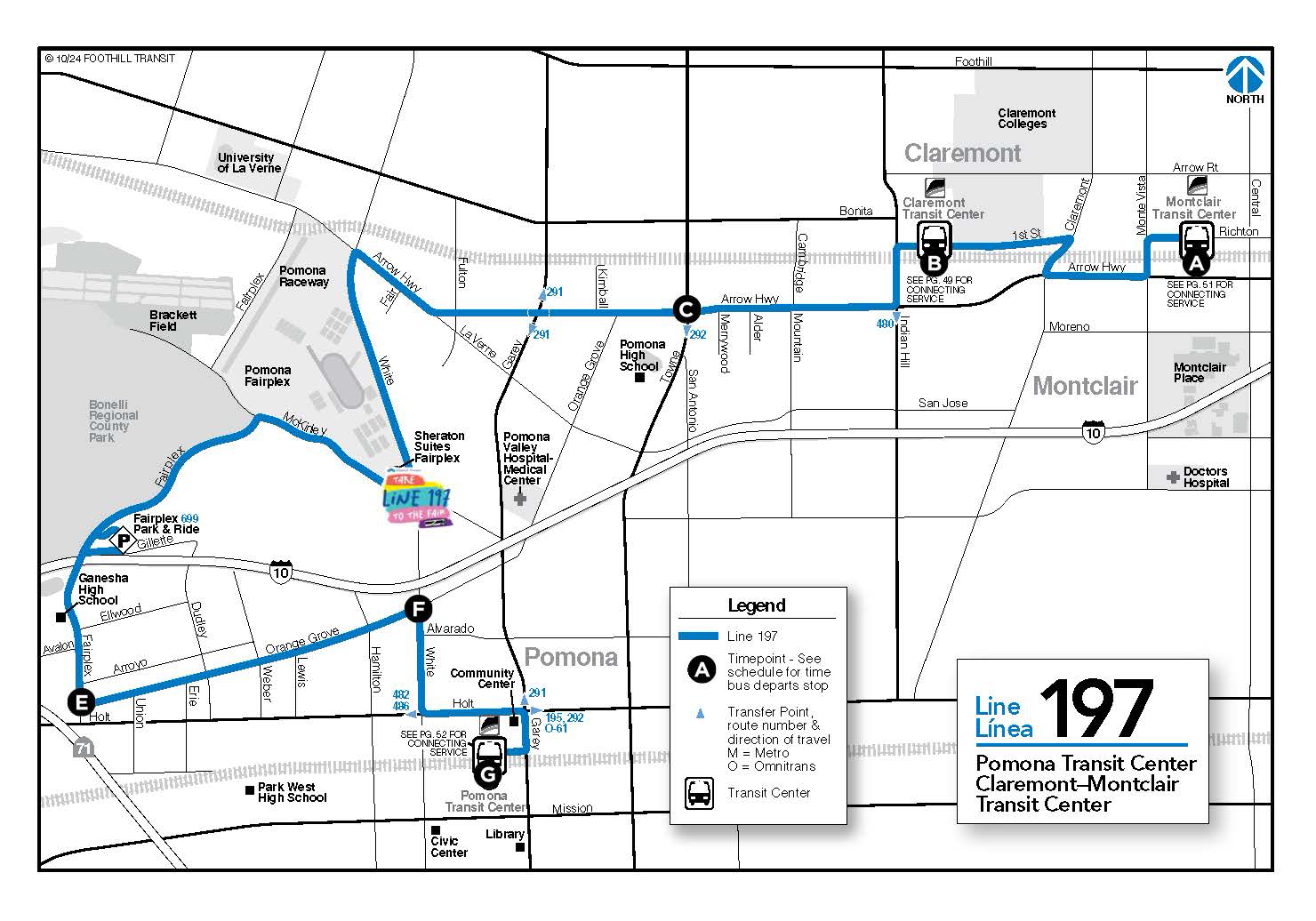 The map of Line 197