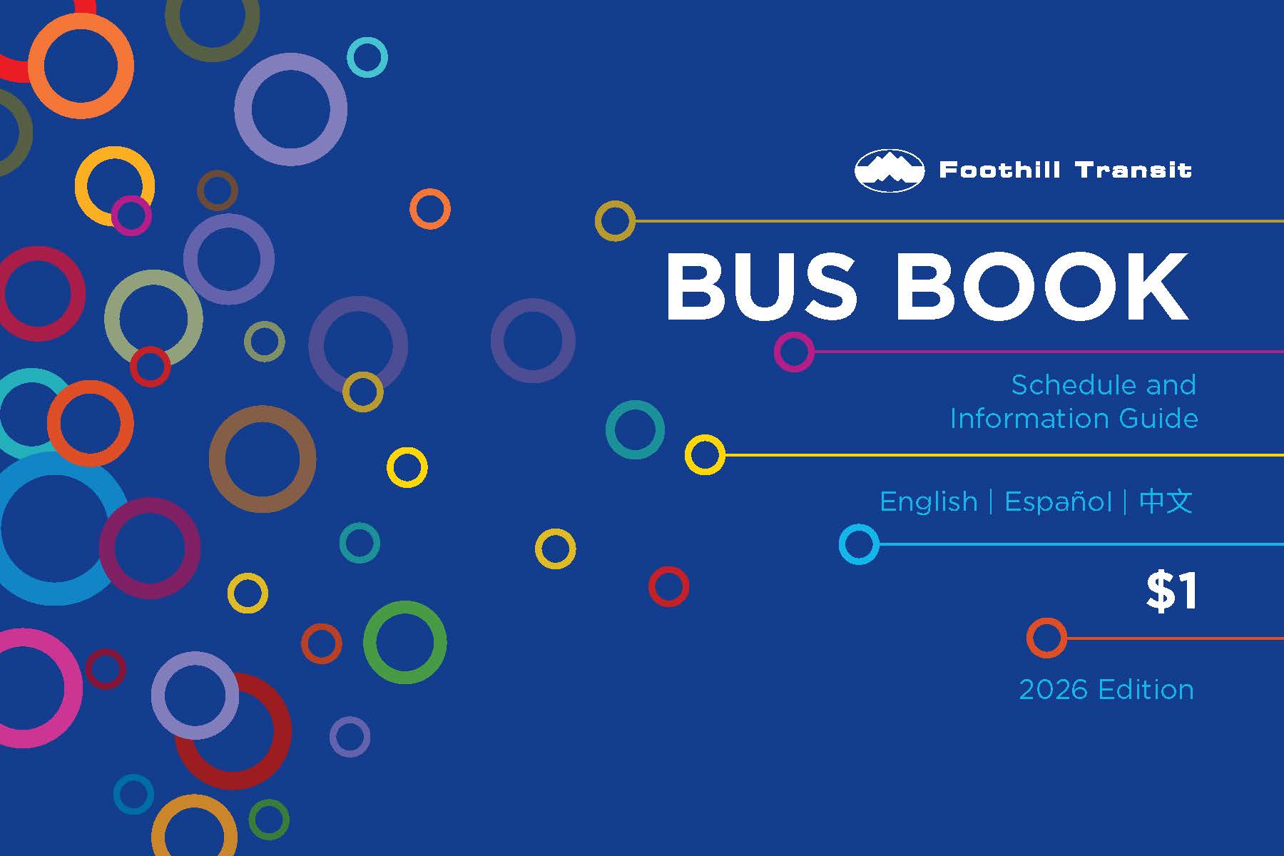 2026 Foothill Transit Bus Book cover