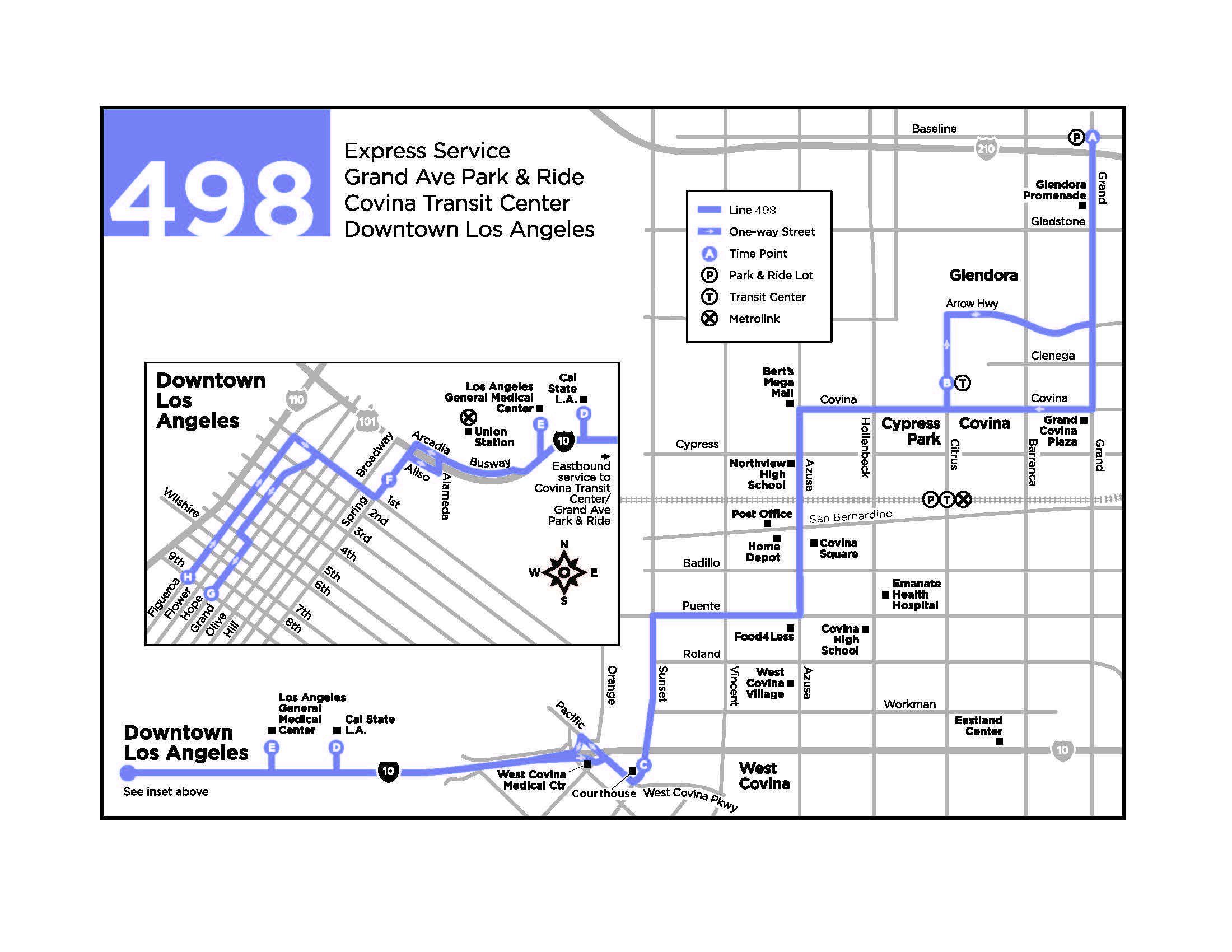 map of the proposed Line 498