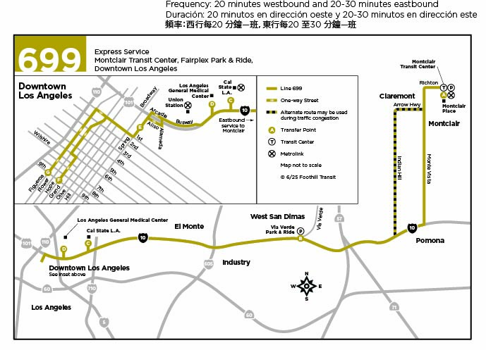 proposed Line 699 map