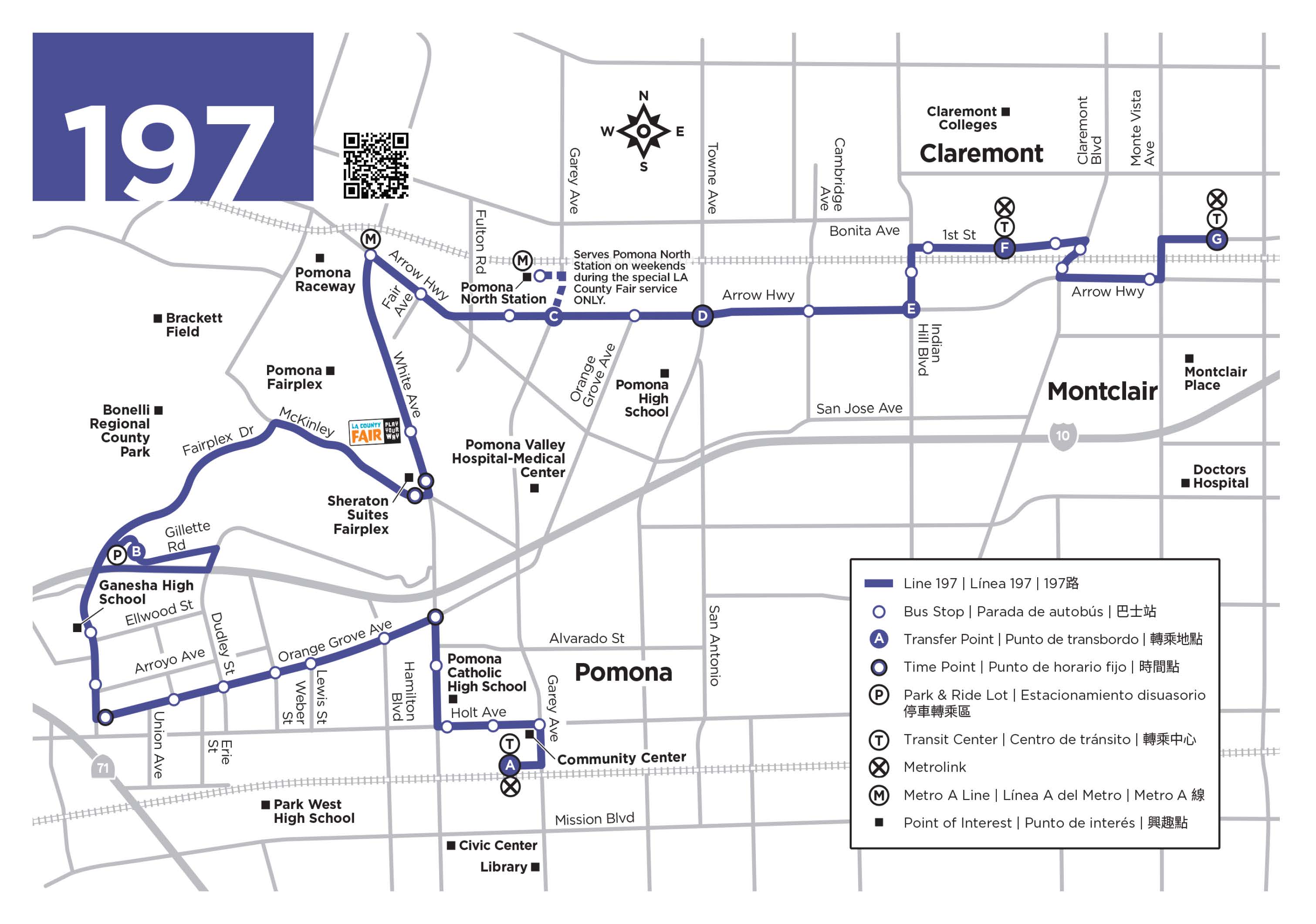 The map of Line 197
