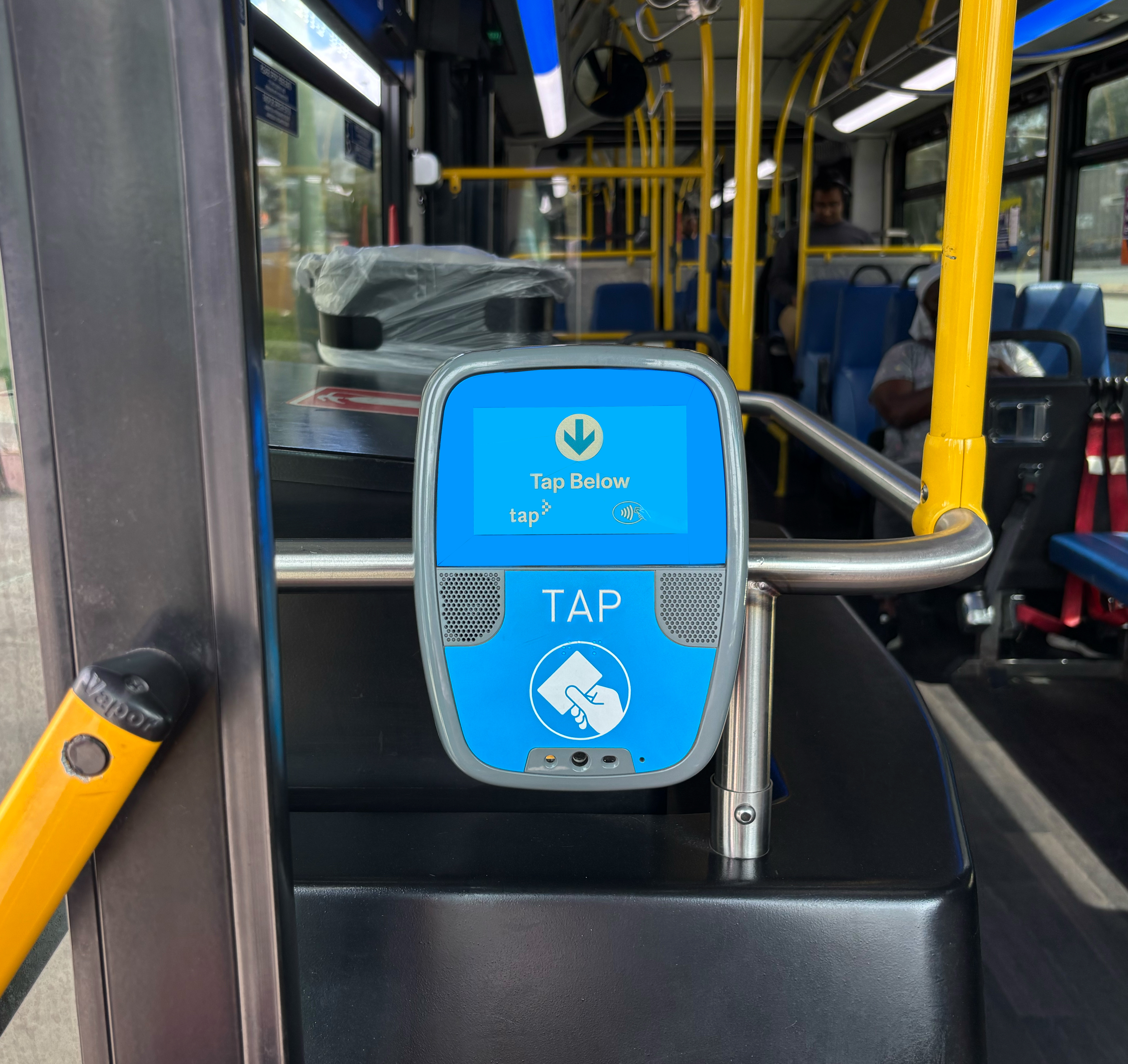a TAP validator on a bus