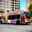 Metro bus with LA26 logo