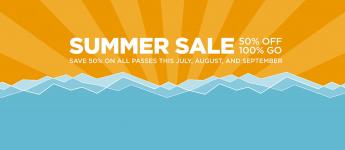 Summer Sale - ส่วนลด 50% สำหรับบัตรผ่านทุกรายการในเดือนกรกฎาคม สิงหาคม และกันยายนนี้
