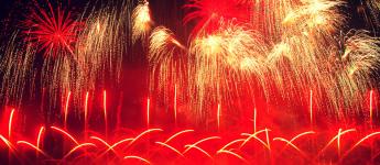 red fireworks