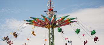 the sky flyer at the LA County Fair