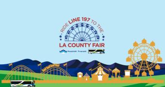 ¡Tome la línea 197 hasta la feria del condado de Los Ángeles!