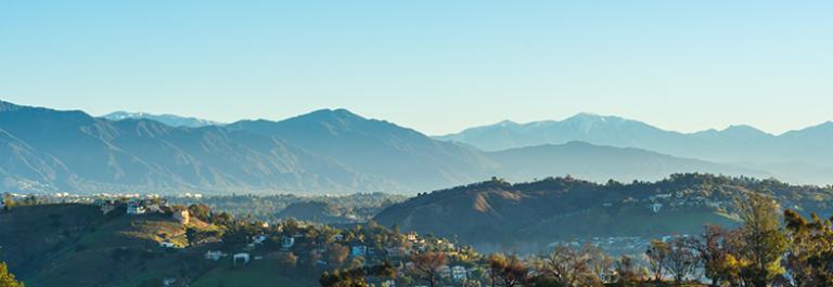 San Gabriel foothills