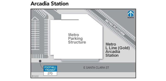 Naiklah ke sisi utara Santa Clara St di sebelah barat First Ave.