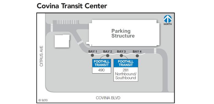 Use Bay 2 for Line 490 and Bay 3 for Line 281.